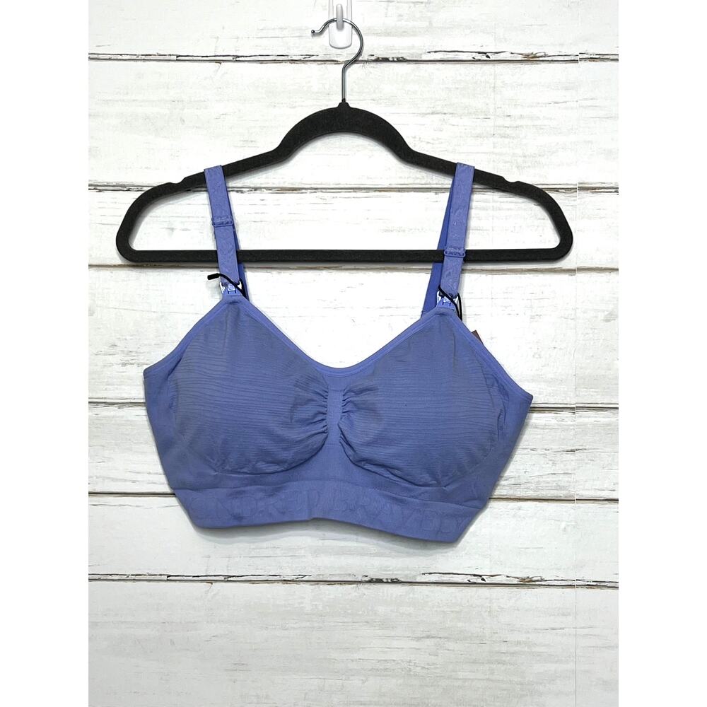 Kindred Bravey Sublime Nursing Pumping Bra Blue Wisteria Medium Busty